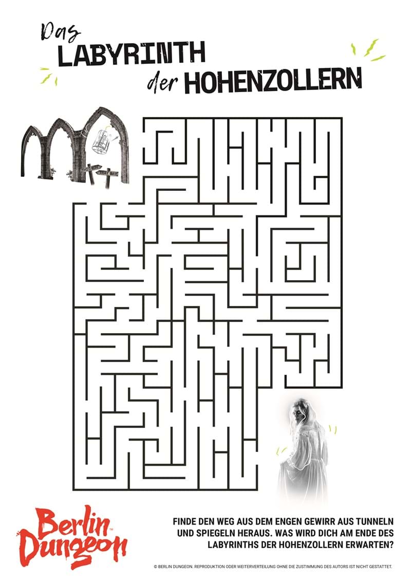 Findest du den Weg durch das Labyrinth der Hohenzollern?