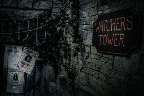 The escape room at the Edinburgh Dungeon x Transcend