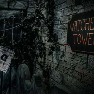 The escape room at the Edinburgh Dungeon x Transcend