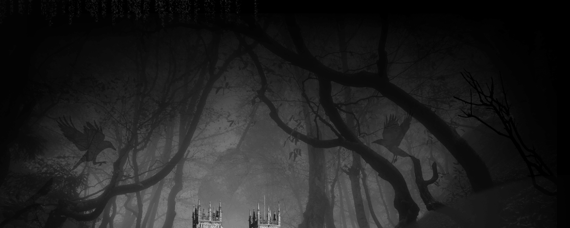 Spooky Castle - B/W