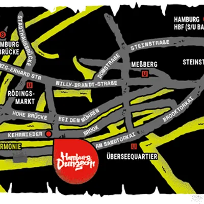 Anfahrt zum Hamburg Dungeon