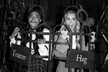 Laura Anderson and Samira Mighty at London Dungeon