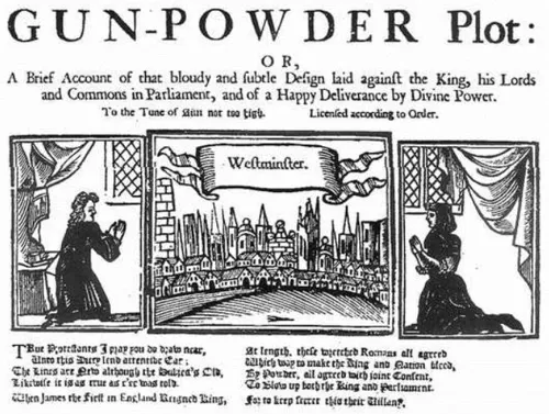 Image of the Gunpowder plot taken from Wikipedia