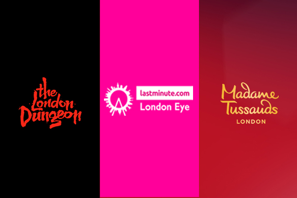 London Dungeon + London Eye + Madame Tussauds London