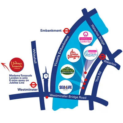 Southbank Map