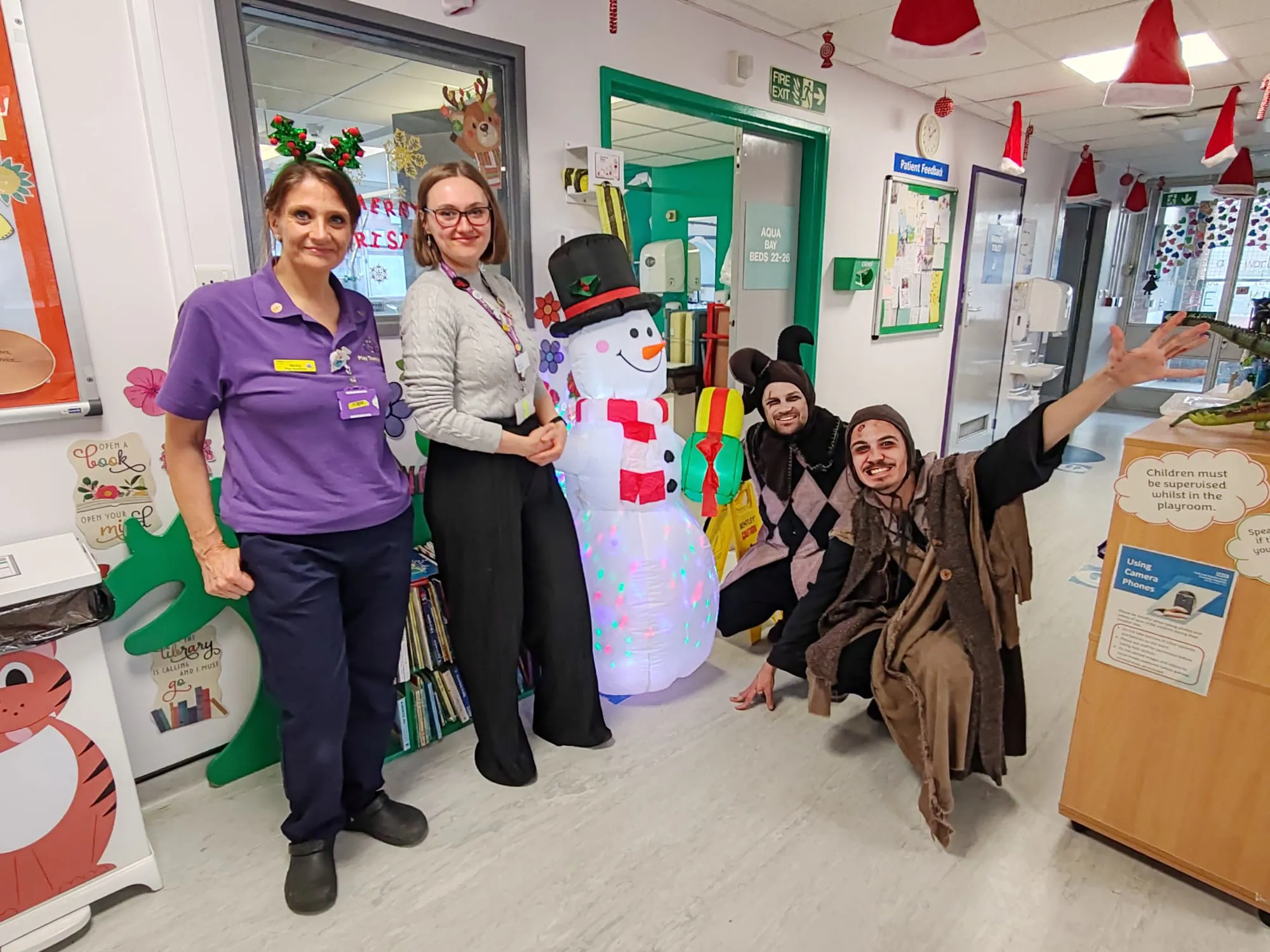 York Dungeon Festive Gift Giving At York Hospital 2025