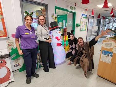 York Dungeon Festive Gift Giving At York Hospital 2025